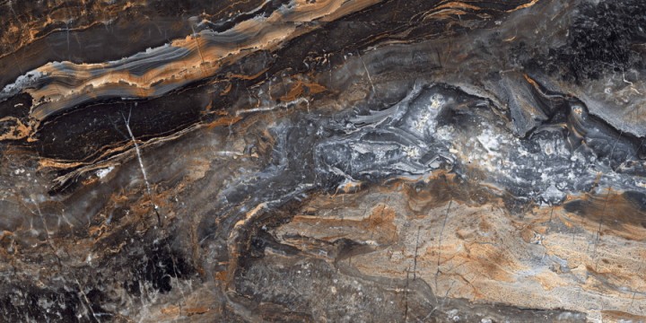 Полированный Neodom Massimo Lawa Nero Polished 80x160 — фото 5