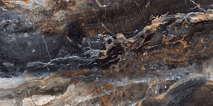 Полированный Neodom Massimo Lawa Nero Polished 80x160 — фото 11