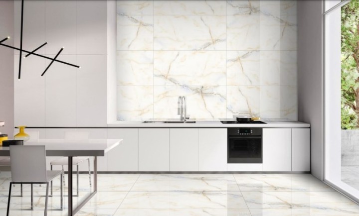 Полированный One Touch ANTISKY IVORY Glossy 60х120 — фото 3