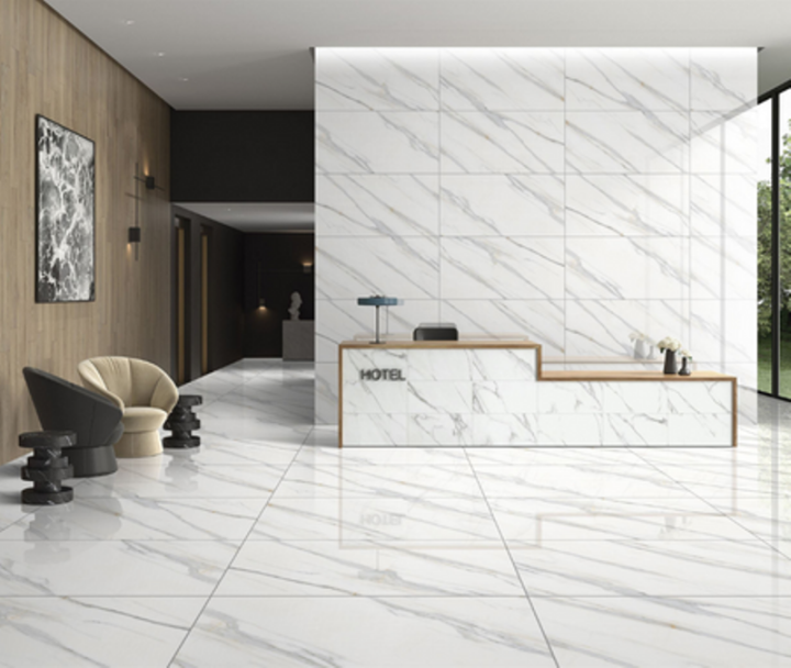 Полированный One Touch Statuario Calcatta Glossy 60х120 — фото 5