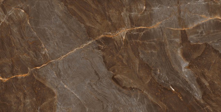 Onlygres Marble XXL Керамогранит MOGXL4001 Marble Brown полированный 80х160x9 — фото 3