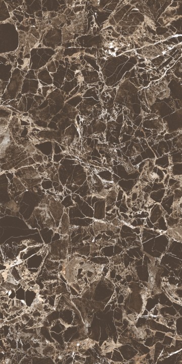 Onlygres Marble Керамогранит MOG402 Dark Brown полированный 60х120 — фото 3