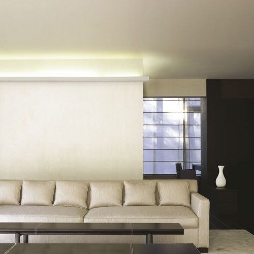 Плинтусы потолочные Orac Decor Luxxus C357 профиль для скрытого освещения полиуретан 2000х71х110 мм. — фото 3