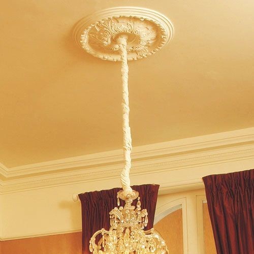 Розетки потолочные Orac Decor Luxxus R18 розетка полиуретан 490х490х47 мм. — фото 2