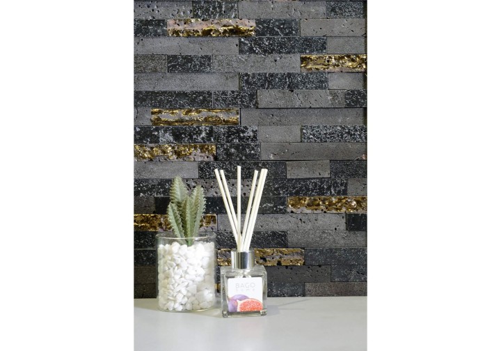 Каменная ORRO Mosaic Мозаика из туфа Lava Black 30x30 — фото 2