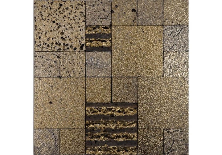 Каменная ORRO Mosaic Мозаика из туфа Lava Gold 30x30 — фото 2