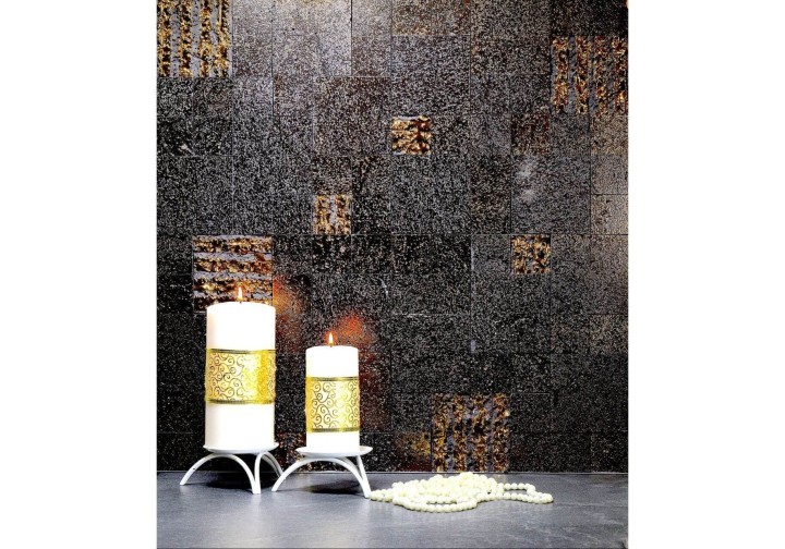 Каменная ORRO Mosaic Мозаика из туфа Lava Gold 30x30 — фото 3