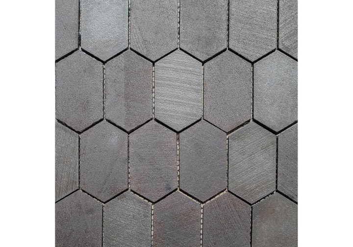 Каменная ORRO Mosaic Lux Мозаика из вулканического туфа CHICAGO 30x30 — фото 2