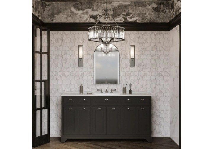 Каменная Stone Мозаика Orro mosaic Asti White 26х31.5, чип 50.8х103 чешуя — фото 2