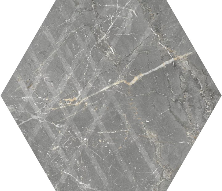Матовый Керамогранит Paradyz Marvelstone Light Grey Heksagon Gres Szkl. Mat. 17.1х19.8 — фото 2