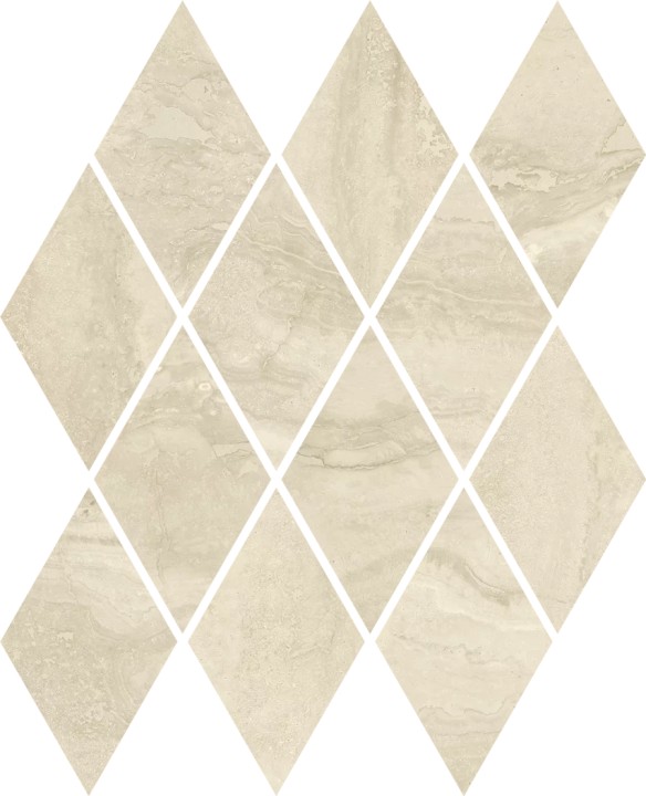 Керамическая Мозаика Paradyz Silence Beige Mozaika Prasowana Romb Pillow Mat 20.6х23.7 — фото 3