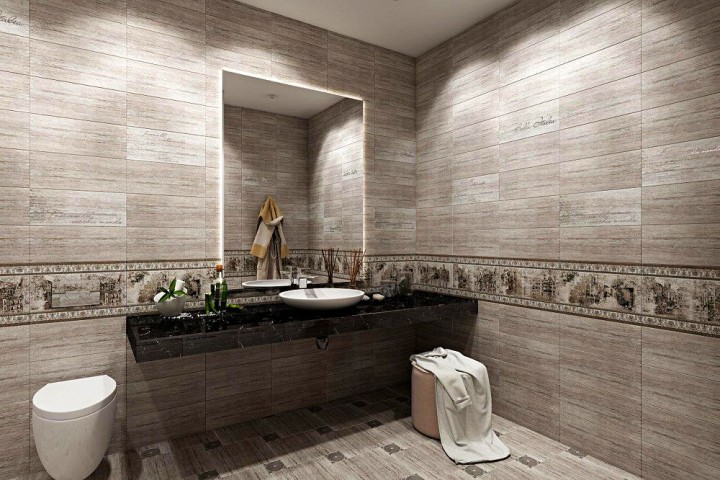 Напольная PiezaROSA Фелиция 727672 Графито Серый 33х33 — фото 2