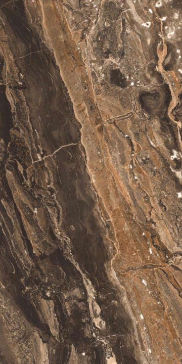 Полированный PrimaVera Tile Керамогранит Керамогранит 120x60 High Glossy Richter Brown High Glossy — фото 4