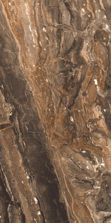 Полированный PrimaVera Tile Керамогранит Керамогранит 120x60 High Glossy Richter Brown High Glossy — фото 5