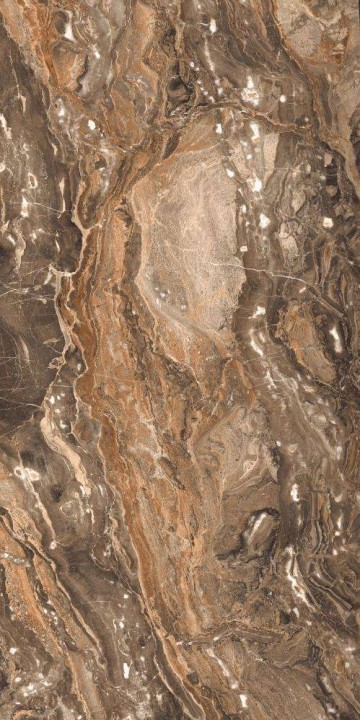 Полированный PrimaVera Tile Керамогранит Керамогранит 120x60 High Glossy Richter Brown High Glossy — фото 6