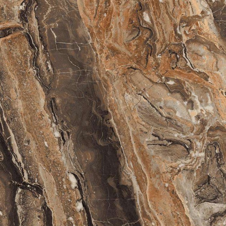 Полированный PrimaVera Tile Керамогранит Керамогранит 60x60 High glossy Richter brown High glossy — фото 11