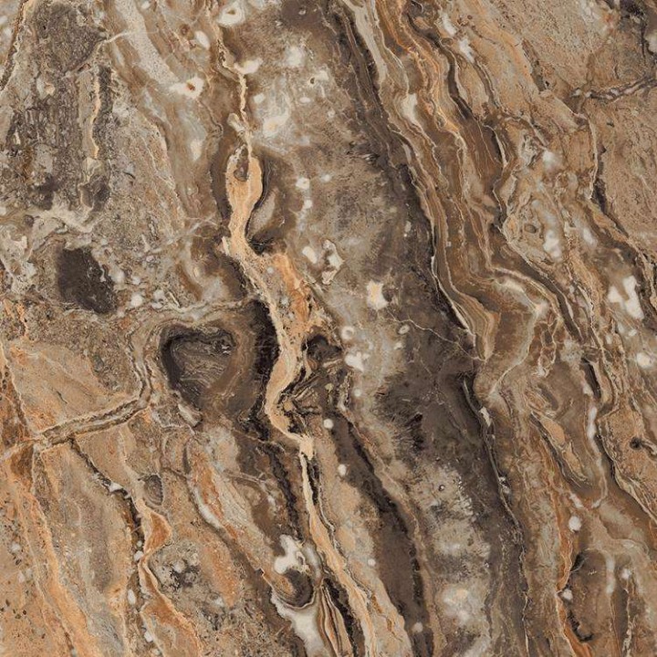 Полированный PrimaVera Tile Керамогранит Керамогранит 60x60 High glossy Richter brown High glossy — фото 5