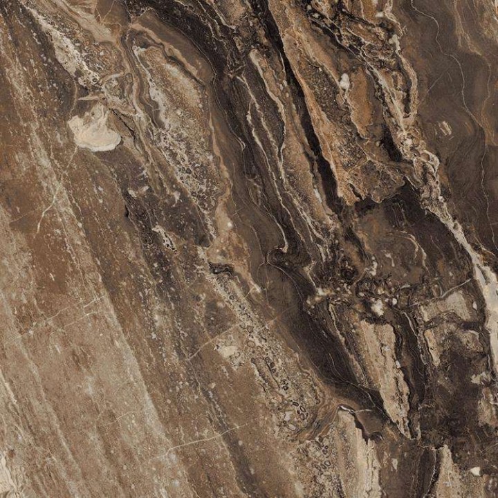Полированный PrimaVera Tile Керамогранит Керамогранит 60x60 High glossy Richter brown High glossy — фото 6
