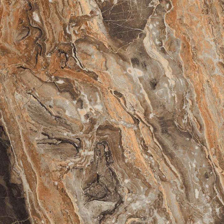 Полированный PrimaVera Tile Керамогранит Керамогранит 60x60 High glossy Richter brown High glossy — фото 10