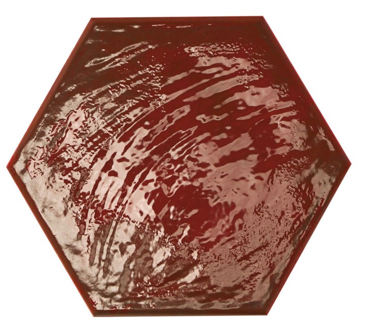 Напольная Prissmacer Rain Bordeaux Hex 19,8х22,8 — фото 3