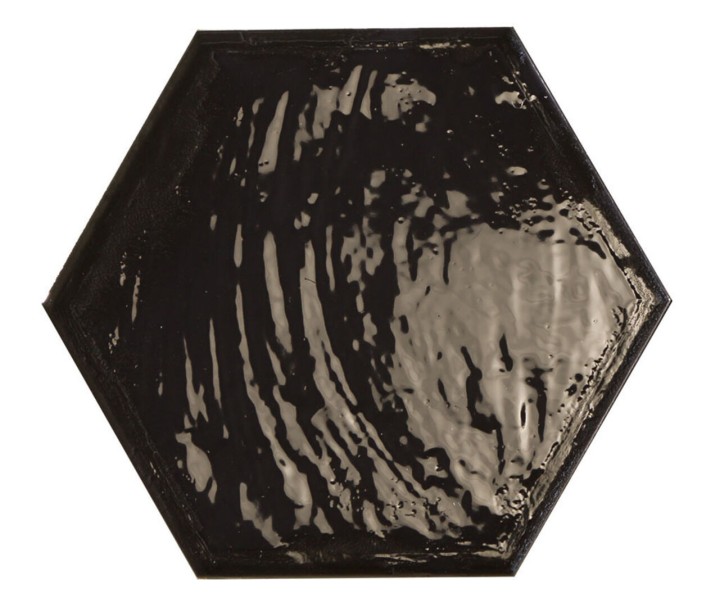 Напольная Prissmacer Rain Nero Hex 19,8х22,8 — фото 2
