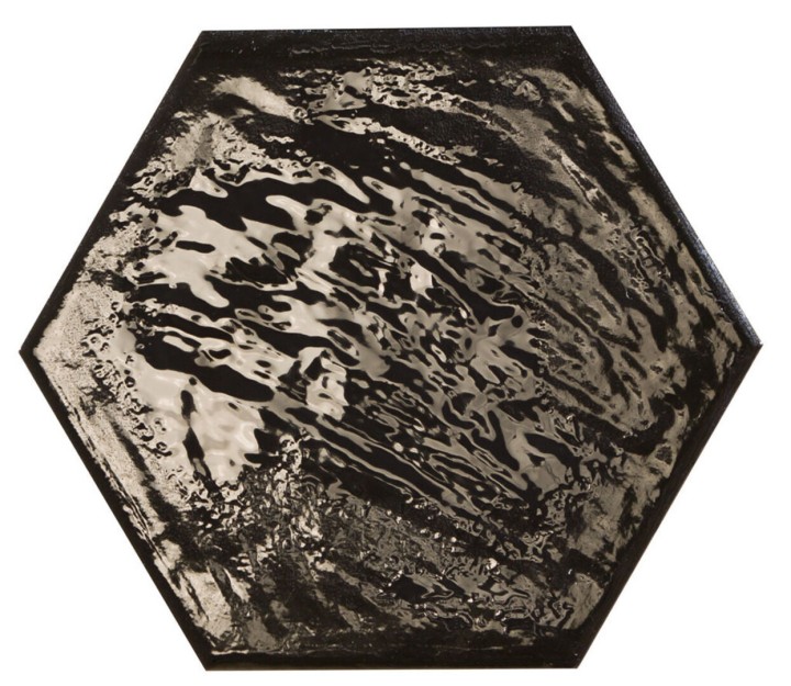 Напольная Prissmacer Rain Nero Hex 19,8х22,8 — фото 3