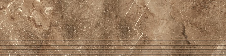 Керамогранитные Ступень ProGRES Ceramica GNR12030421-G Магма / Magma 30х120 с насечками — фото 2