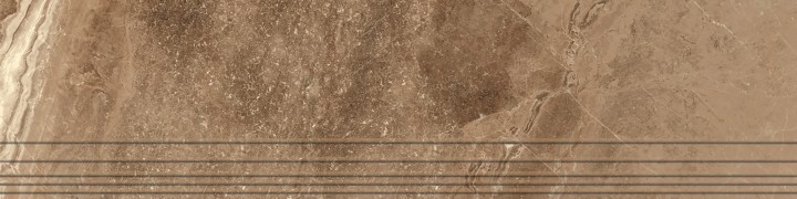 Керамогранитные Ступень ProGRES Ceramica GNR12030421-G Магма / Magma 30х120 с насечками — фото 3