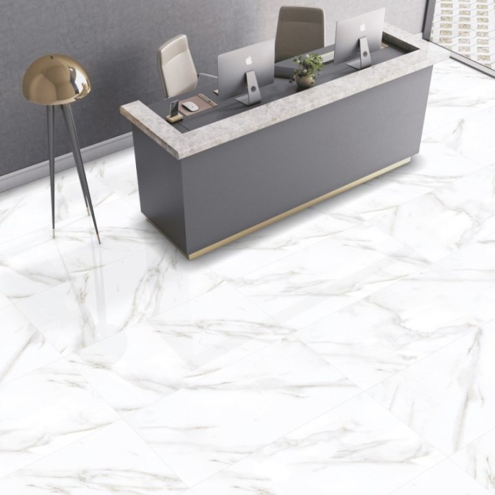 Полированный Realistik Aura Statuario Glossy 60х120 — фото 8
