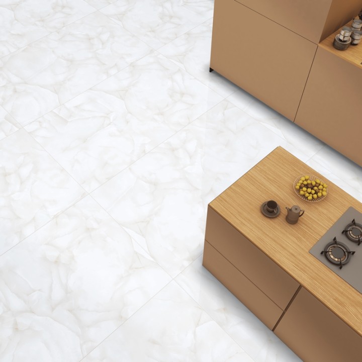 Полированный Realistik Brais White Glossy 60х120 — фото 6