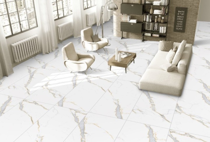 Карвинг Realistik Elana Statuario Gold Carving 60х120 — фото 6