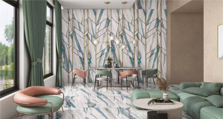 Полированный Realistik Emiliana Aqua 60х120 — фото 9