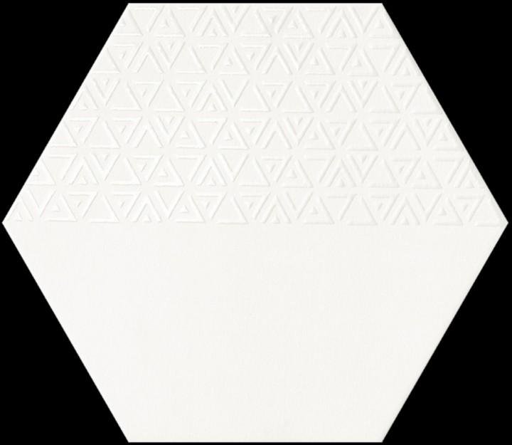 Матовый Realonda Hexamix Opal Deco White 28,5x33 — фото 2
