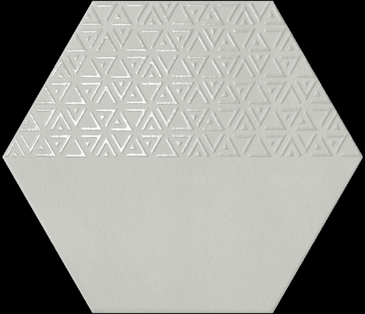 Матовый Realonda Hexamix Opal Deco Grey 28,5x33 — фото 2