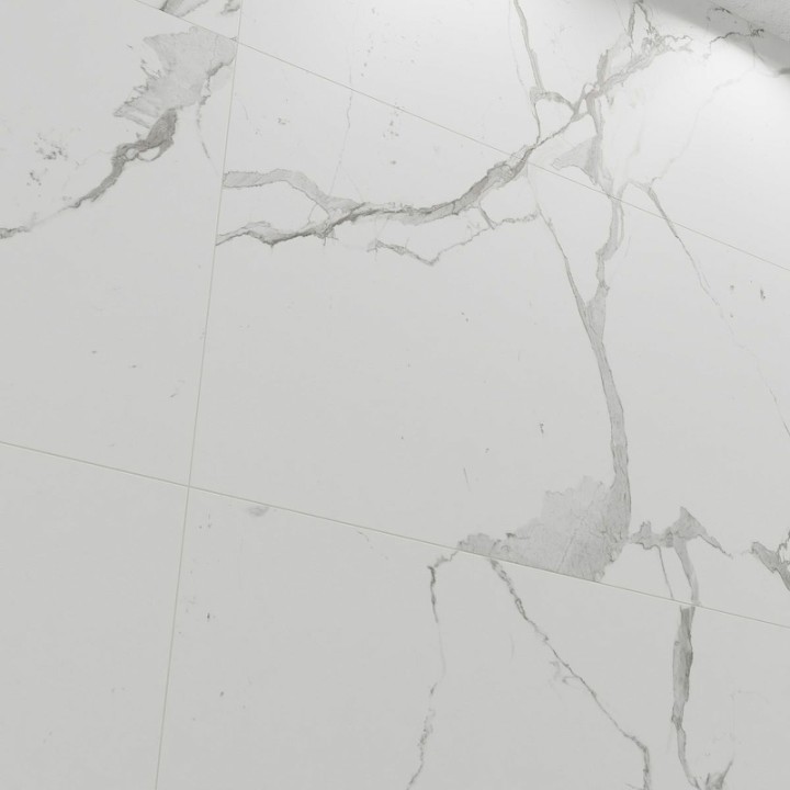 Матовый Керамогранит Royce Tile Alps Statuario Matt R_NR2001 60х120 см — фото 5
