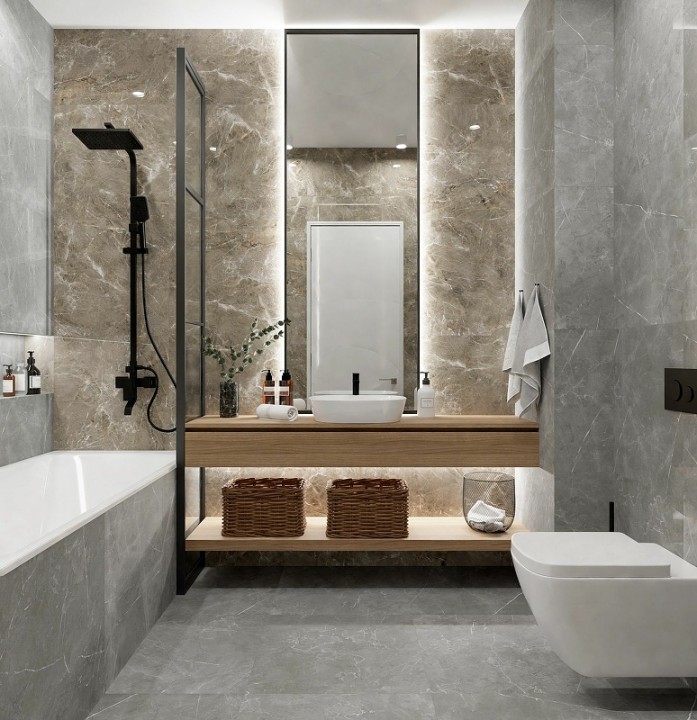 Матовый Керамогранит Royce Tile Marmo Pulpis Matt R_NR1009 60х60 см — фото 6