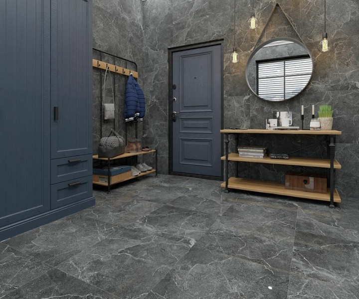 Матовый Керамогранит Royce Tile Tunisia Grey Matt R_NR1010 60х60 см — фото 6