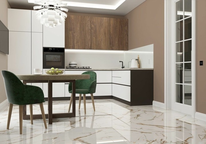 Полированный Керамогранит Royce Tile Calacatta Gold Polished R_PR1003 60х60 см — фото 6