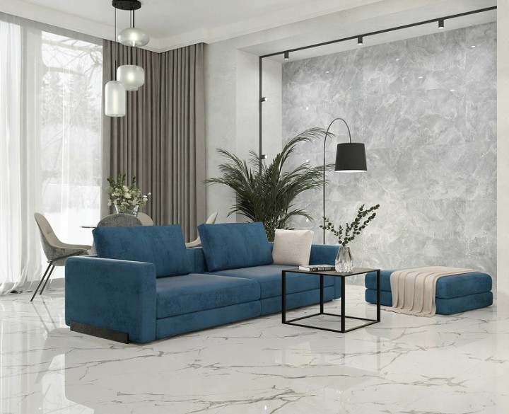 Полированный Керамогранит Royce Tile Clouded Majesty Polished R_PR2017 60х120 см — фото 6