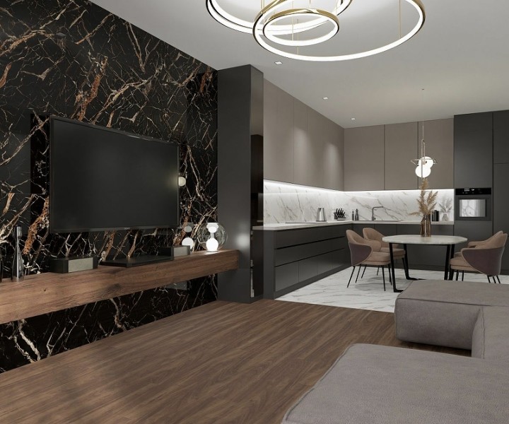 Полированный Керамогранит Royce Tile Divine Calacatta Polished R_PR2005 60х120 см — фото 6