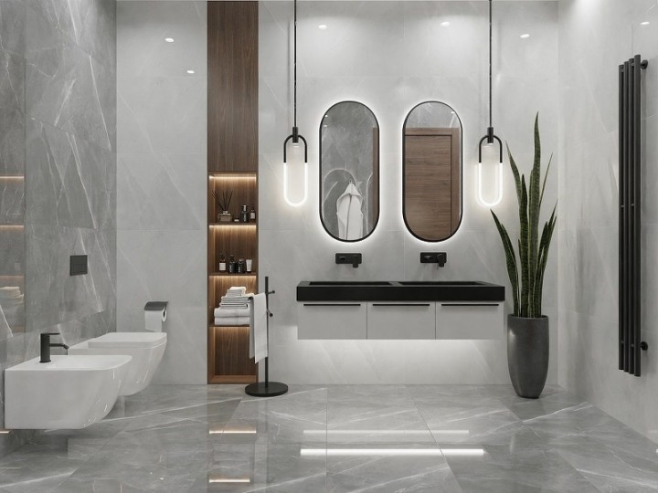Полированный Керамогранит Royce Tile Floris Bianco Polished R_PR2015 60х120 см — фото 6