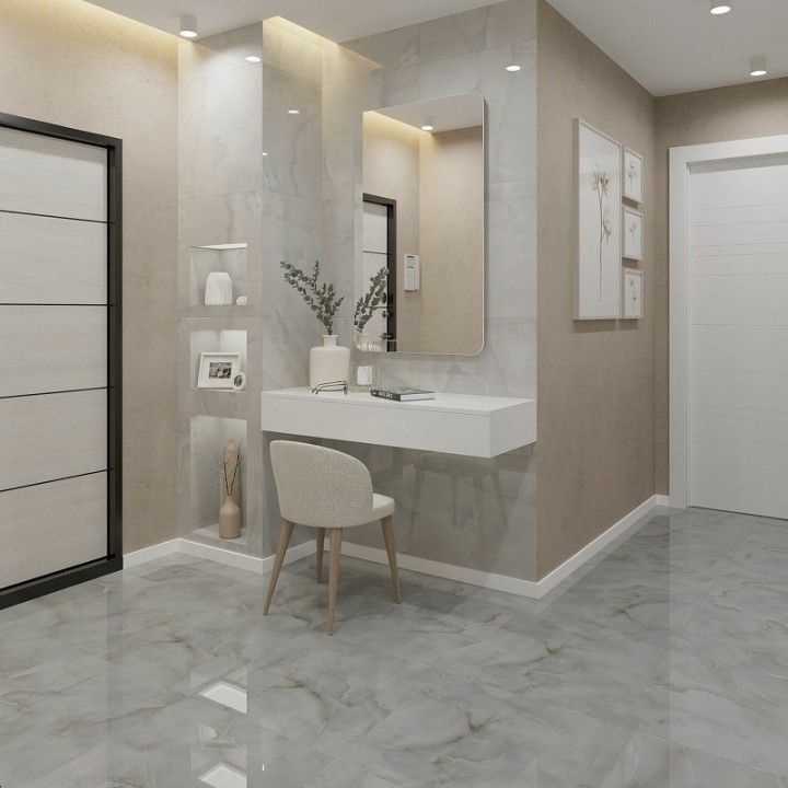 Полированный Керамогранит Royce Tile Onyx Kaplan Polished R_PR1009 60х60 см — фото 6