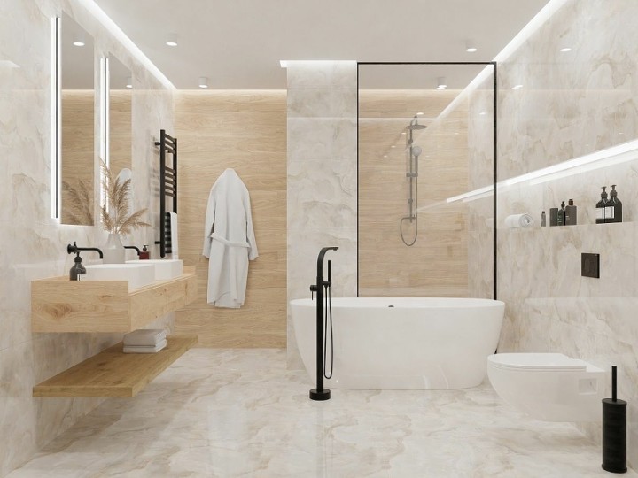 Полированный Керамогранит Royce Tile Onyx Radiance Polished R_PR2010 60х120 см — фото 6