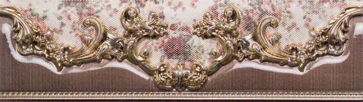 Бордюр Sanchis Look Listelo Natasha Metallic Crema 7x25