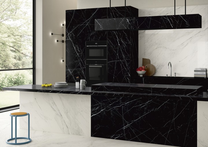 Матовый SapienStone Керамогранит SSH3215501G Basalt Black Natural 12mm 150х320 — фото 18