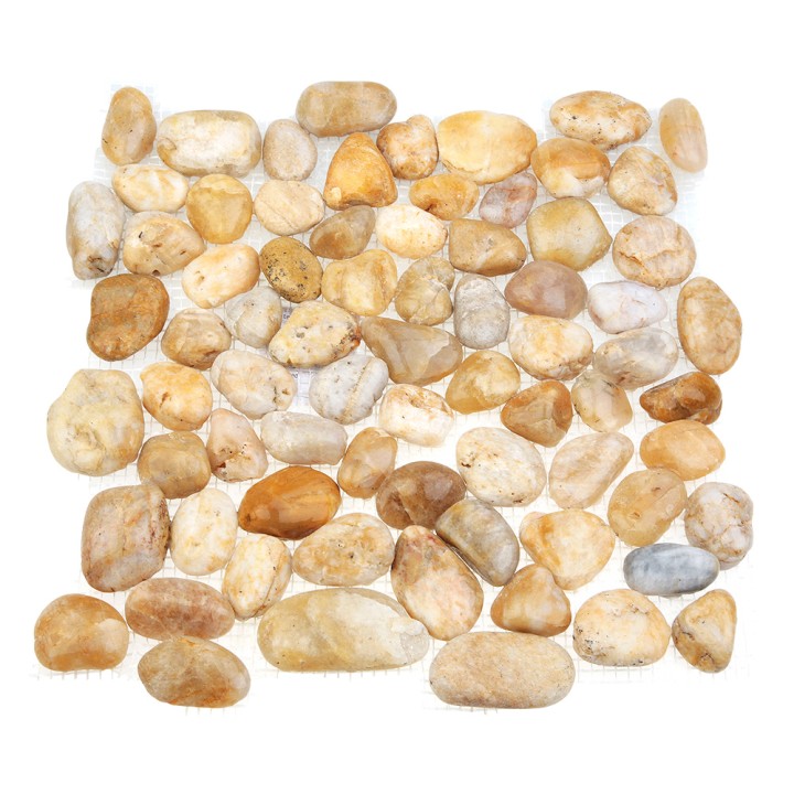 Sekitein Сланец и галька Каменная мозаика MS00-6М ГАЛЬКА песочная 30x30 — фото 3