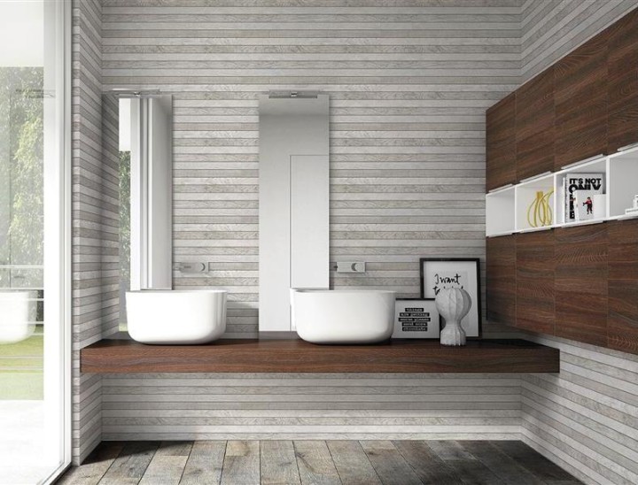 Настенная Sina Tile 2571 Parana Grey Rustic 30х90 — фото 3