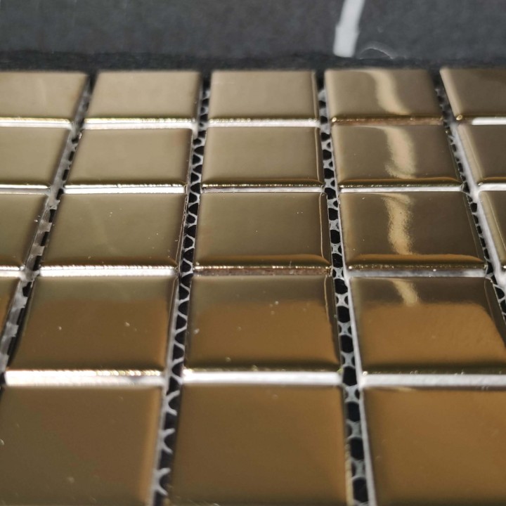 Керамическая Starmosaic Керамическая мозаика Мозаика Golden Glossy 23х23 (CIO915JY) 30,2х30,2 — фото 3