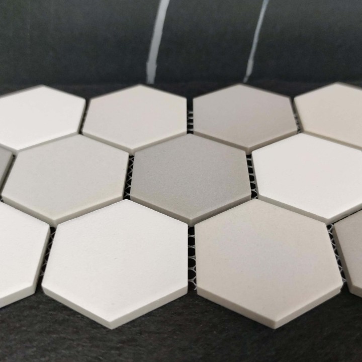 Керамическая Starmosaic Керамическая мозаика Мозаика Hexagon small LB Mix Antid. (JMT31955) 32,5х28,2х6 — фото 2