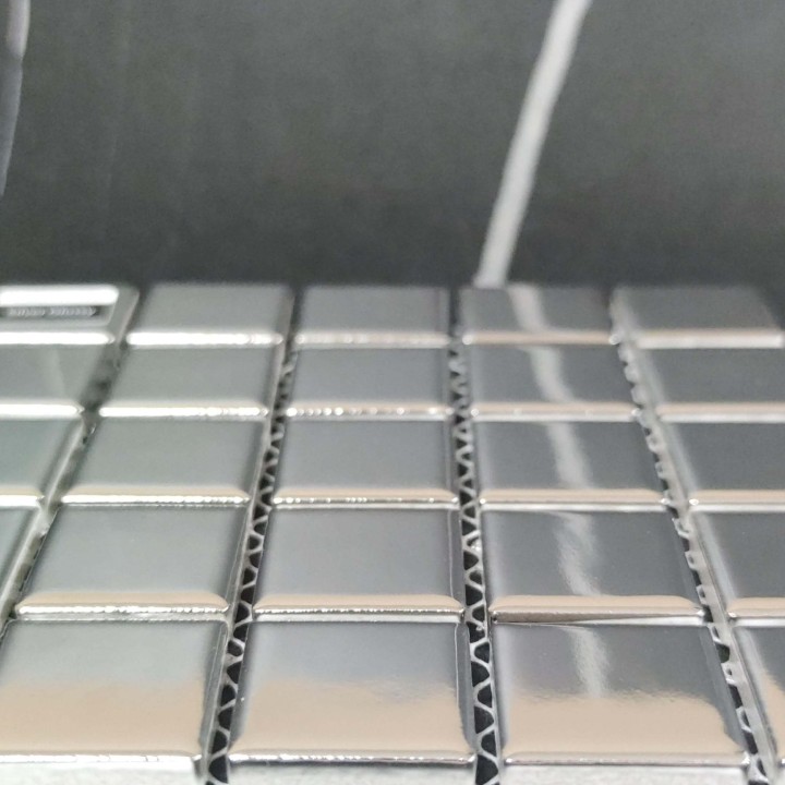 Керамическая Starmosaic Керамическая мозаика Мозаика Silver Glossy 23х23 (CIO917JY) 30,2х30,2 — фото 3